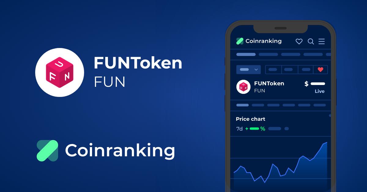 Funfair Fun Price To Usd Live Value Today Coinranking