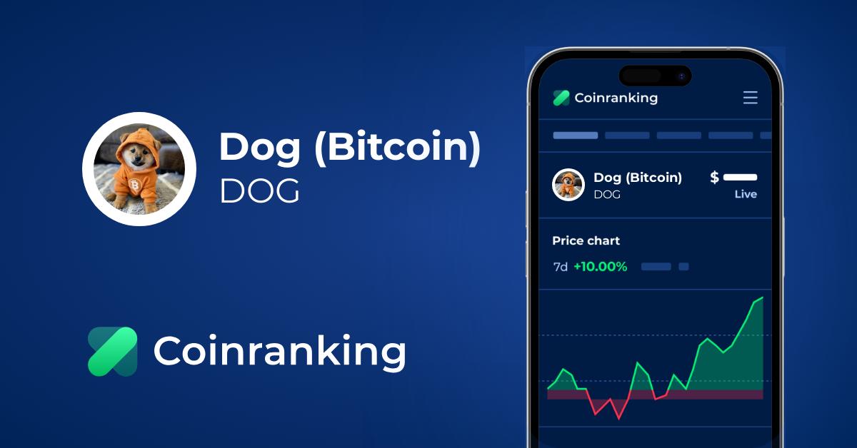 Dog (Bitcoin) Price (DOG ) in USD - Live Updates | Coinranking