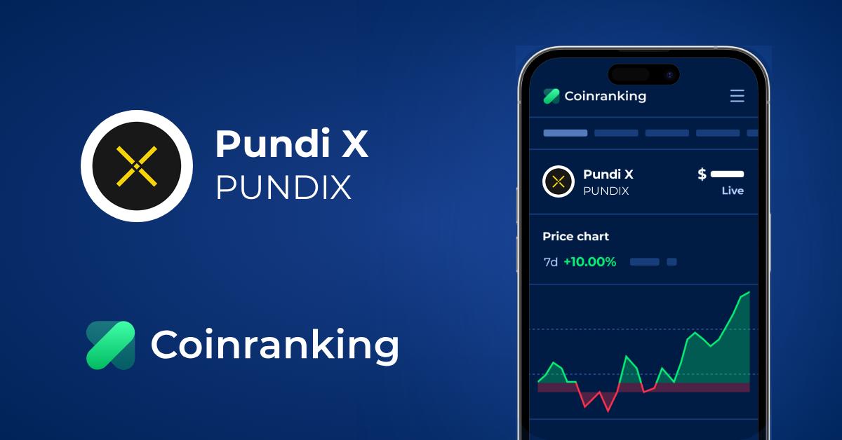 Pundi X Pundix Price To Usd Live Value Today Coinranking