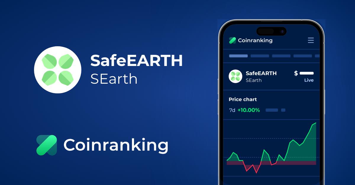 Safeearth Searth Price To Usd Live Value Today Coinranking