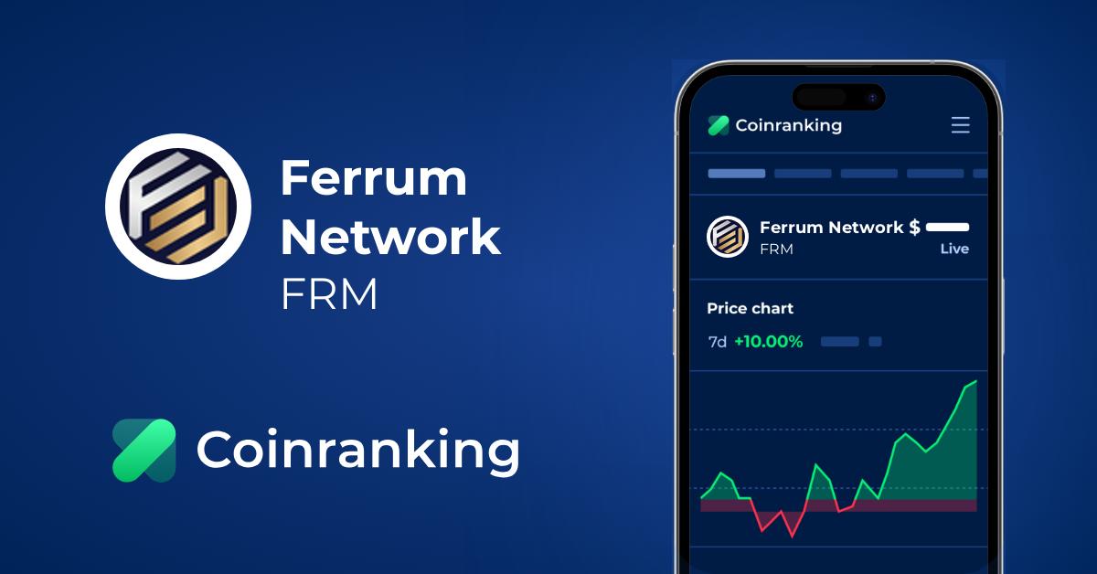 Ferrum Network Frm Price To Usd Live Value Today Coinranking