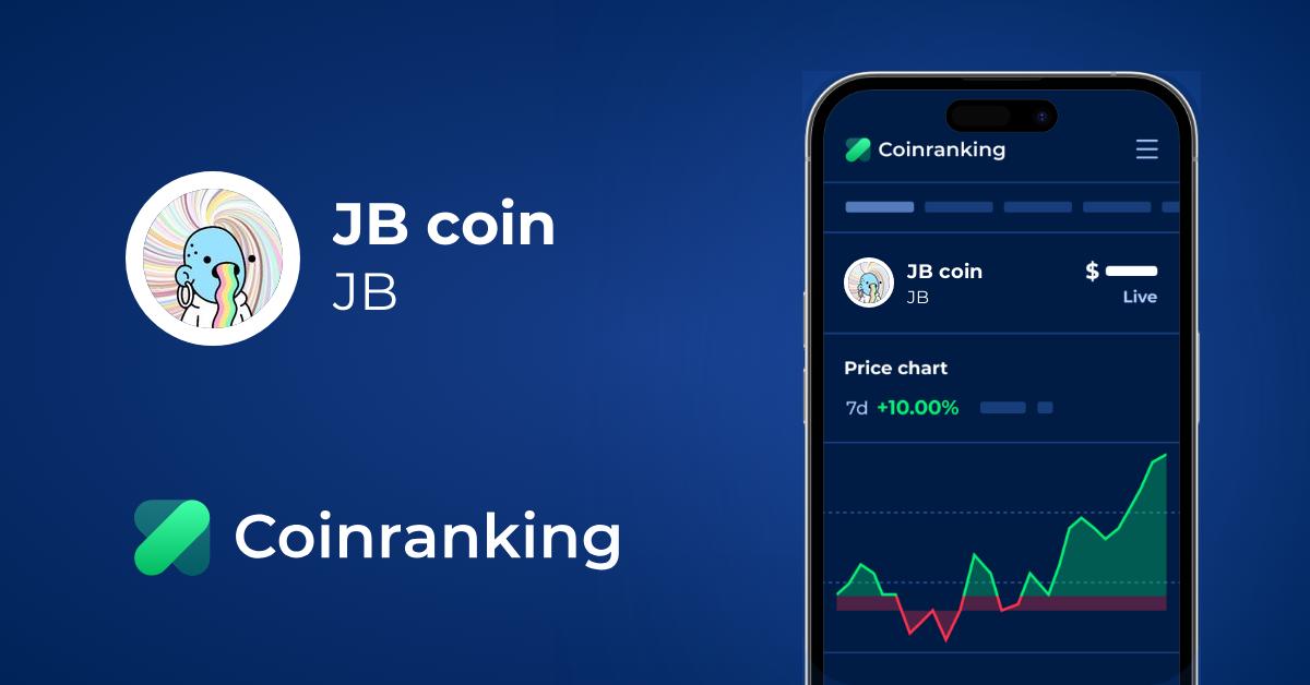 JB coin Price Today JB to US dollar Live Crypto Coinranking