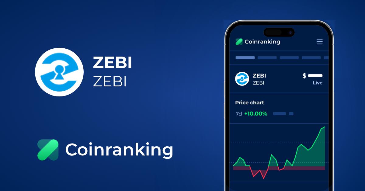 Zebi Zebi Price To Usd Live Value Today Coinranking