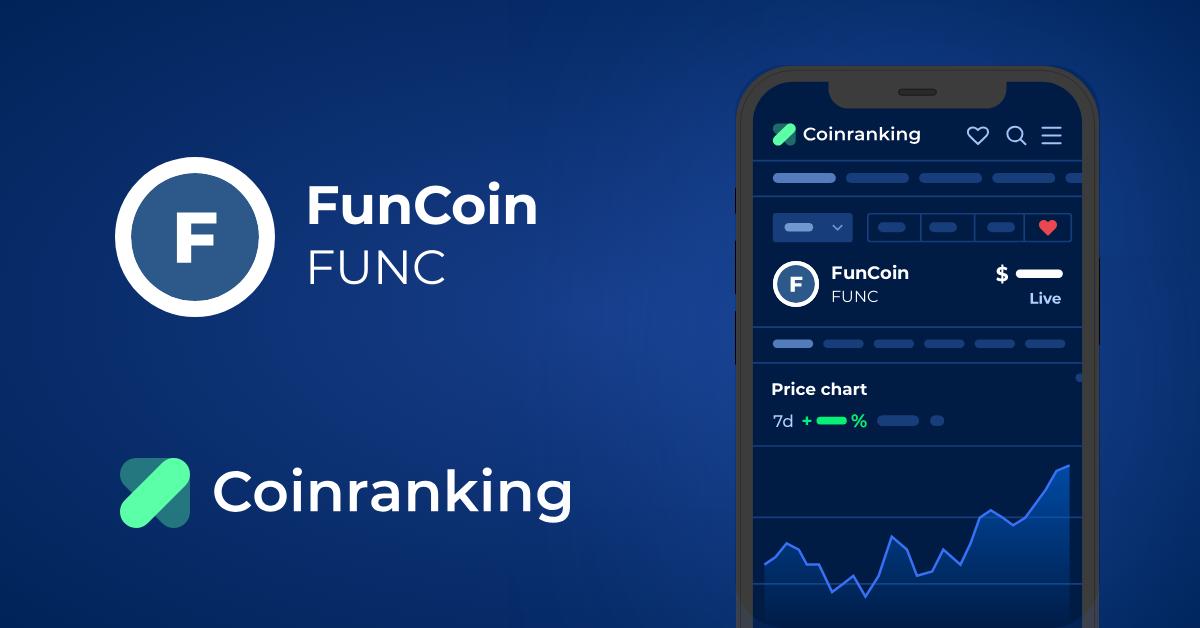 Funcoin Func Price To Usd Live Value Today Coinranking