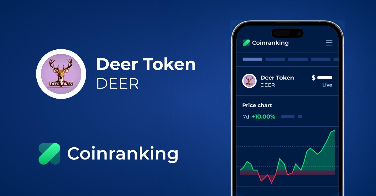 Deer Token Price (DEER) in USD - Live Updates | Coinranking