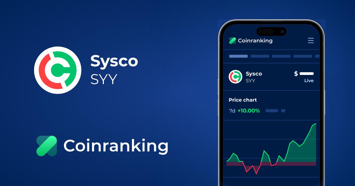 Sysco Syy Price To Usd Live Value Today Coinranking