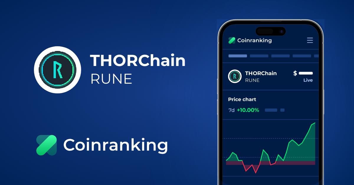 Thorchain Rune Price To Usd Live Value Today Coinranking